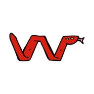 comic cartoon snake symbol N3