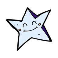 comic cartoon happy star character N5