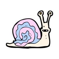 comic cartoon snail N11