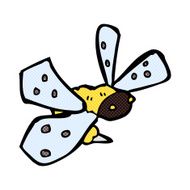 comic cartoon bee N8