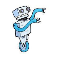 comic cartoon funny robot N23
