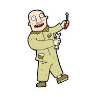 comic cartoon mechanic N3