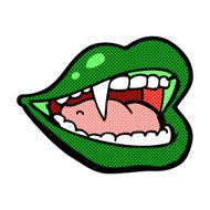 comic cartoon vampire mouth N8