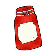 comic cartoon jar N6