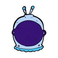 comic cartoon space helmet N3