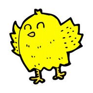 comic cartoon bird N69