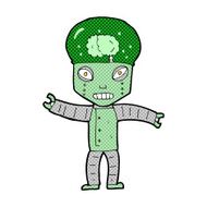 funny comic cartoon robot N14