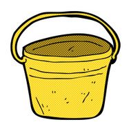 comic cartoon metal bucket N3