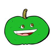 comic cartoon happy apple N4