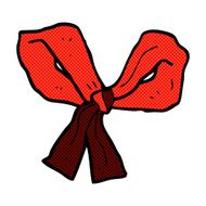 comic cartoon pink bow N3