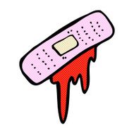 comic cartoon bloody plaster N3