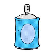 comic cartoon spray can N22