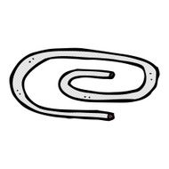 comic cartoon paperclip N6