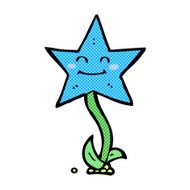 comic cartoon star flower N3