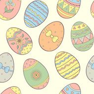 seamless pattern with easter eggs N5