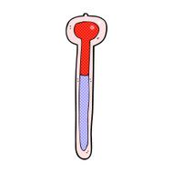 comic cartoon thermometer N4