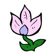comic cartoon flower N81