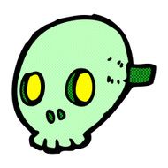comic cartoon skull mask N6