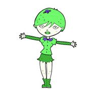 comic cartoon vampire girl N67
