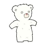 comic cartoon polar bear N11