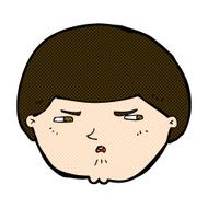 comic cartoon annoyed man N22