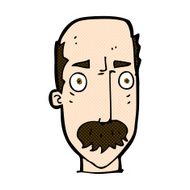 comic cartoon annoyed old man N18
