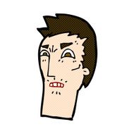 comic cartoon angry face N9