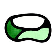 comic cartoon unhappy mouth N2
