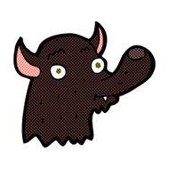 comic cartoon happy wolf N6