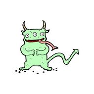 comic cartoon little demon N8
