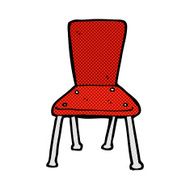 comic cartoon old school chair N3