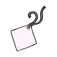 comic cartoon gift tag N5