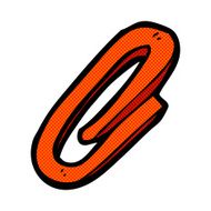 comic cartoon paperclip N7