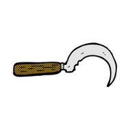 comic cartoon sickle N5