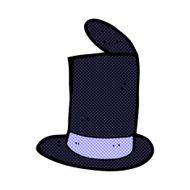 comic cartoon old top hat N4