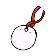 comic cartoon gift tag N6