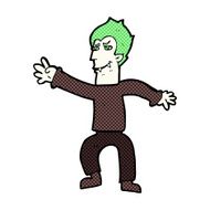 comic cartoon vampire man N32
