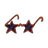 comic cartoon star sunglasses N2