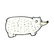funny comic cartoon bear N14