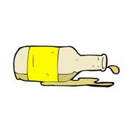 comic cartoon spilled beer N7