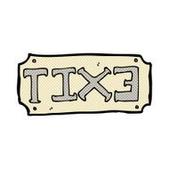 comic cartoon exit sign N5