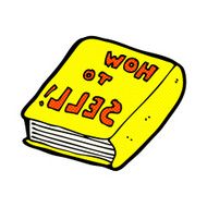 comic cartoon how to sell book