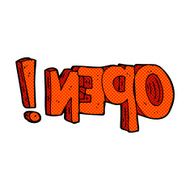 comic cartoon open symbol N3