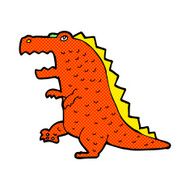 comic cartoon dinosaur N12