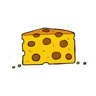 comic cartoon cheese