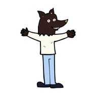 comic cartoon werewolf N7