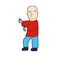 comic cartoon tough man N6
