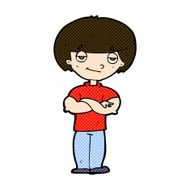 comic cartoon smug looking man N2