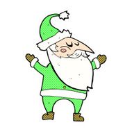 comic cartoon santa claus N54