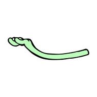 comic cartoon monster arm N25